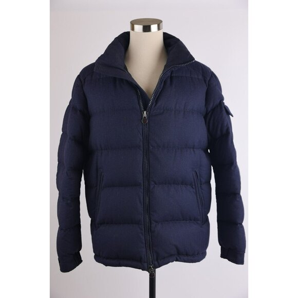 $2,450 Moncler Montgenevre Wool Down Puffer Coat SZ 6 / 2XL Navy - Picture 1 of 16